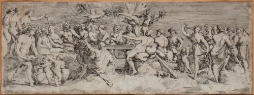 Zaślubiny Kupidyna i Psyche, według Rafaela, François Perrier
