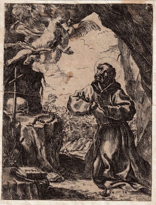 Święty Franciszek z Asyżu, wg Guido Reni, Domenico Maria Canuti