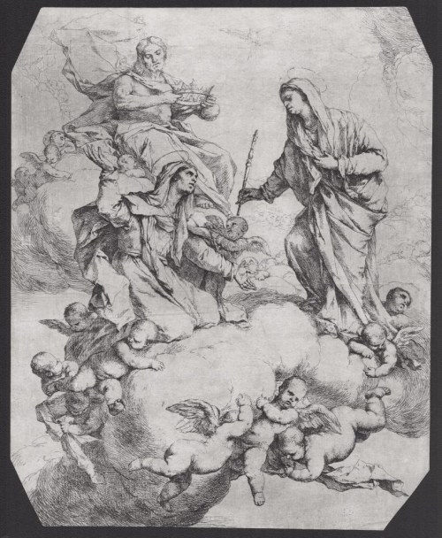 Chrystus, Dziewica i Święta Anna, Luca Giordano