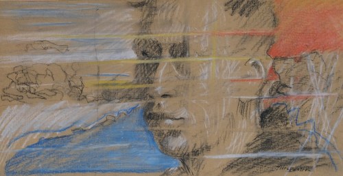 Autoportret, hommage a Witkacy, Jacek Nalewajek