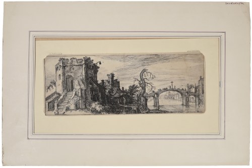 Most Ponte Sisto nad Tybrem w Rzymie, 1615, Jan van de Velde