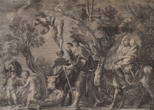 Powrót rodziny świętej z Egiptu, ok. 1645, Jacques Jordaens