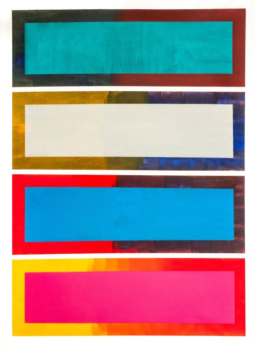 Cztery prostokąty (Four rectangles), 2024, Dominik Smolik