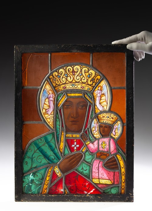 "Matka Boża Częstochowska", Krakowski Zakład Witrażów S.G. Żeleński