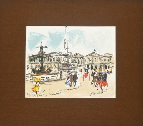 Paryż, Plac de la Concorde, 1977, Urbain Huchet