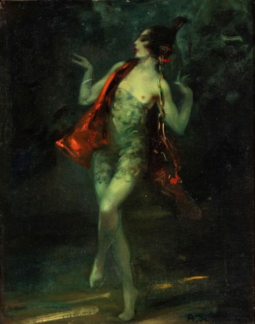 hiszpańska dama, 1913, Arnulf de Bouché