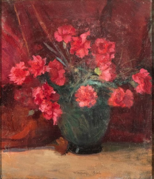 Wazon z kwiatami, 1946, William Apap