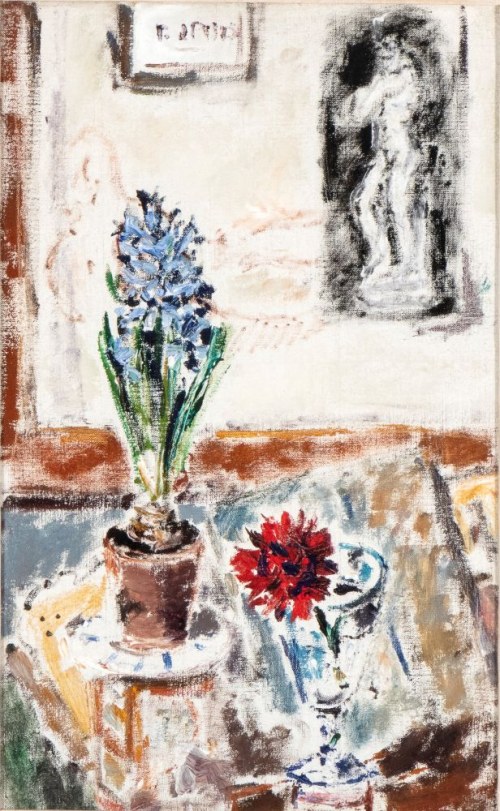 Martwa natura z wazonem z kwiatami, 1934, Filippo de Pisis