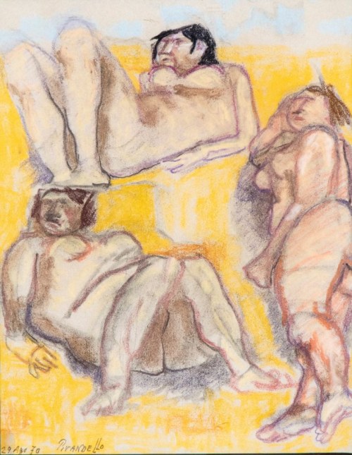 Trzy akty kobiece, 1970, Fausto Pirandello