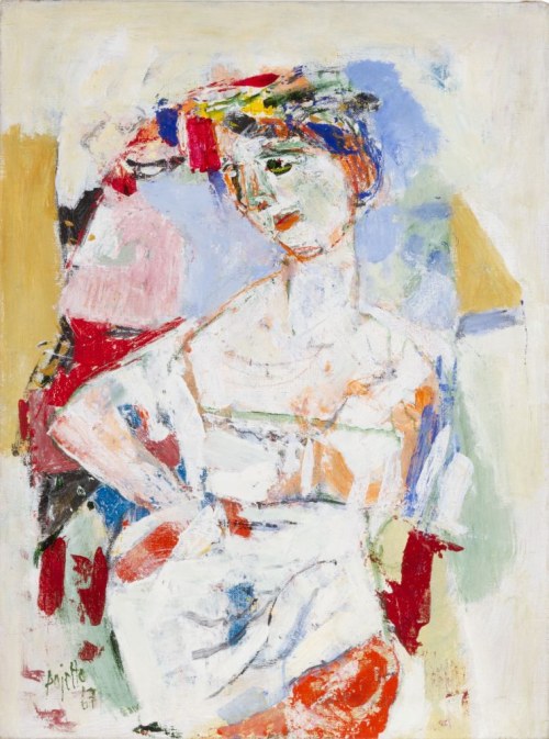 Donna con la mano sul fianco, 1967, Guido Pajetta