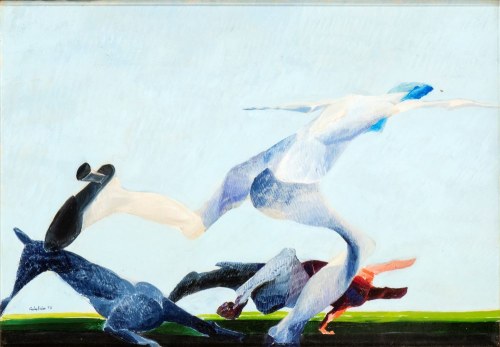 Studio per una fuga, 1973, Ennio Calabria