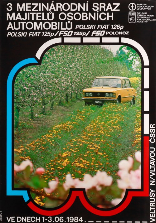 3 Mezinarodni Sraz Majitelu Osobnich Automobilu (3. Międzynarodowy Zlot Właścicieli Samochodów Osobowych Polski Fiat 126p.), 1984, J. Pietras