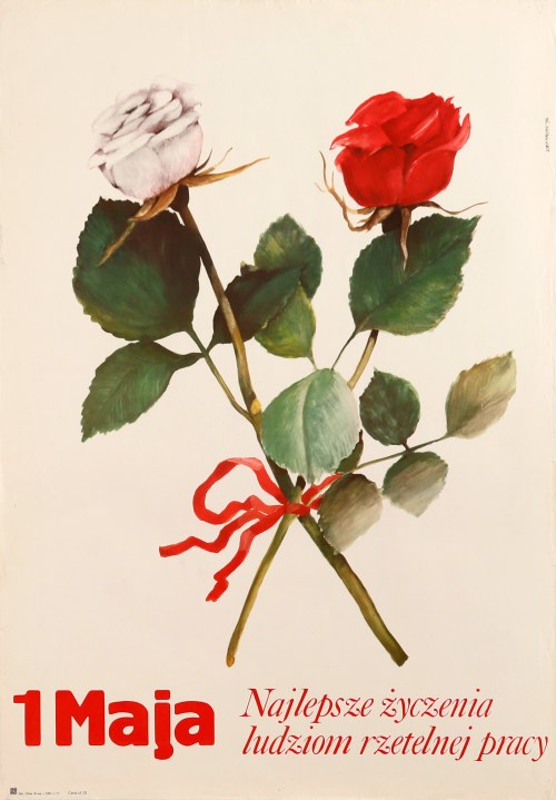 1 Maja. Najlepsze życzenia ludziom rzetelnej pracy, 1976, Maciej Urbaniec