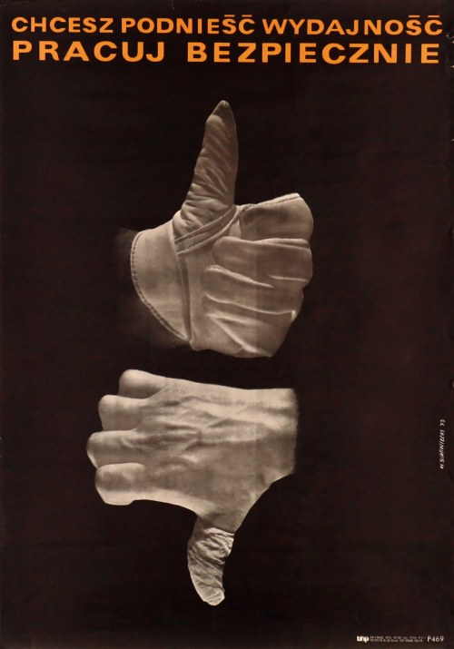Chcesz podnieść wydajność pracuj bezpiecznie, 1973, Witold Surowiecki