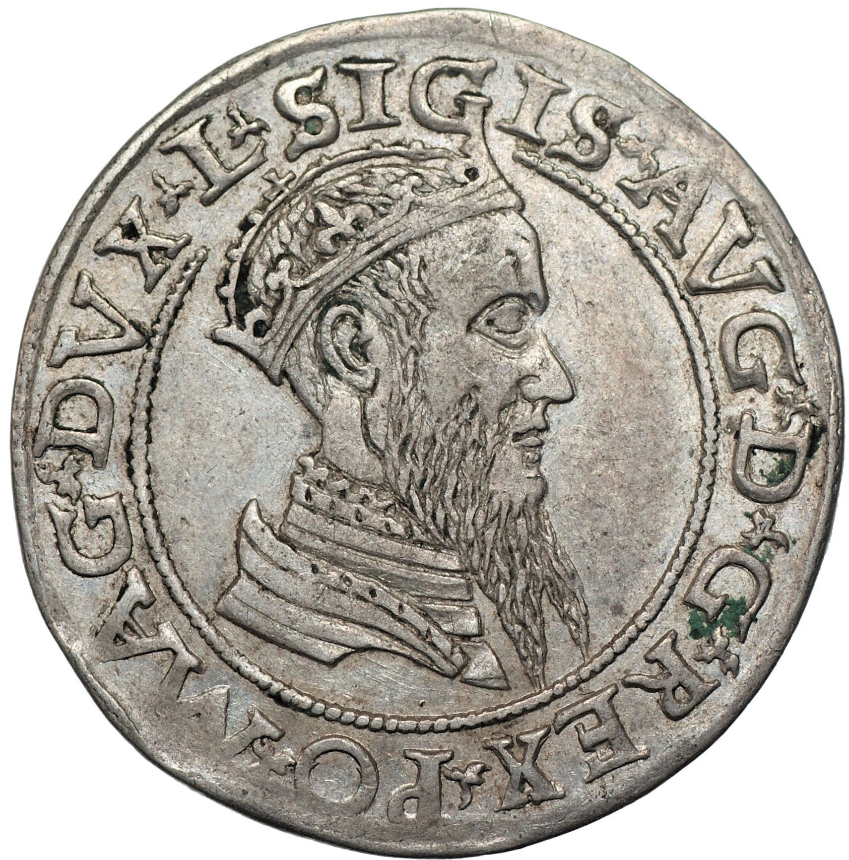 Zygmunt II August (15451572) Czworak 1566 Wilno końcówki L/LIT