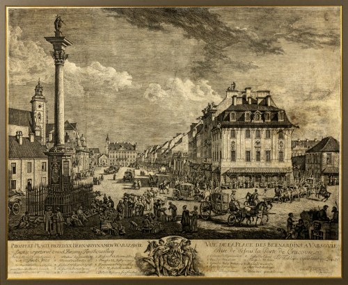 Widok Warszawy, 1771 r., Bernardo Bellotto