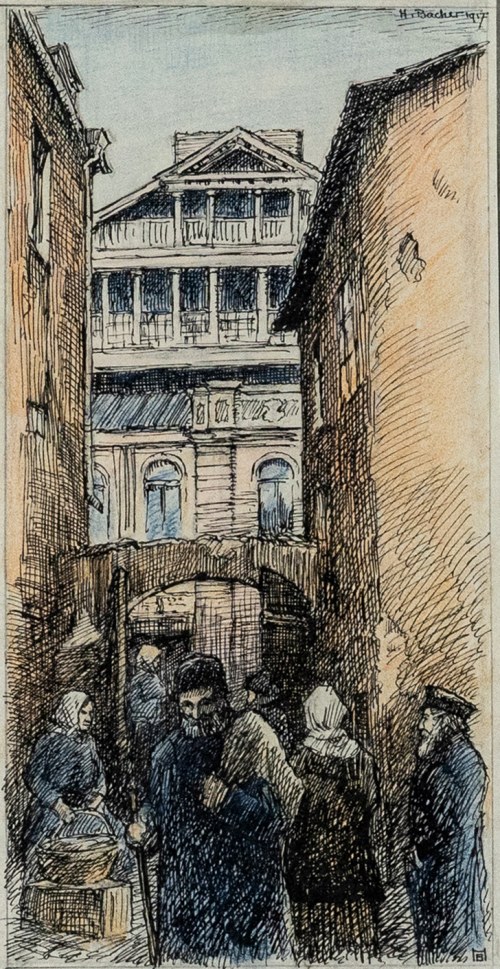 Wielka Synagoga w Wilnie, Henri Bacher