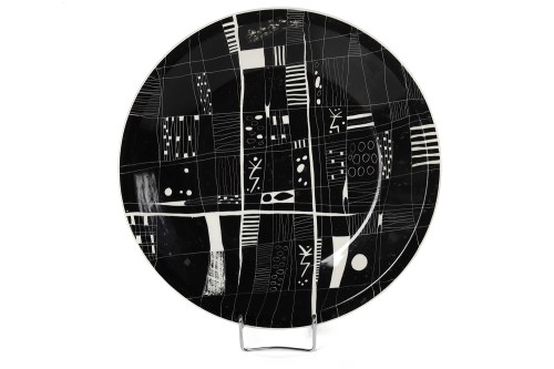 Patera dekoracyjna "Sieci", Zakłady Porcelany i Porcelitu Stołowego "Chodzież", Marian Pasich