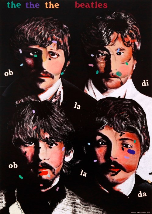 The Beatles, ob la di ob la da, 2020. Plakat z autografem., Jakub Zasada