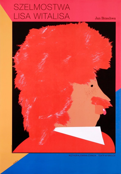 Szelmostwa Lisa Witalisa, 2021. Plakat z autografem., Jakub Zasada