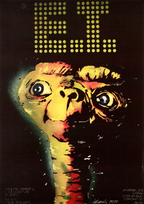 E.T. Plakat sygnowany przez autora, nr 19/50, 2015, Mirosław Łakomski
