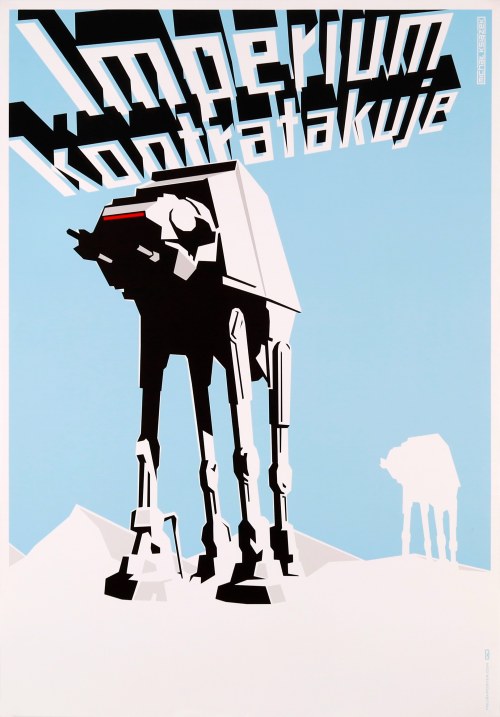 Imperium kontratakuje, sygnowany przez autora, Łakomski 21, 2015, Mirosław Łakomski