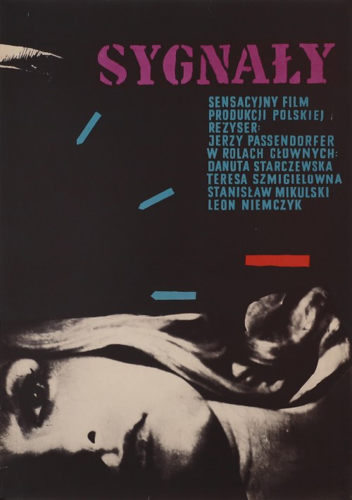 Sygnały, 1959 (plakat dwuczęściowy), Maciej Hibner