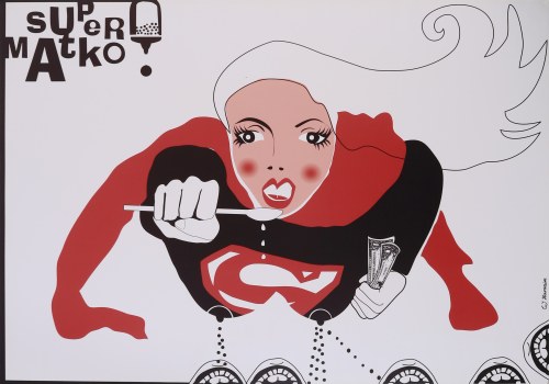 Super Matko! 2010. Plakat konkursowy z 22. Międzynarodowego Biennale Plakatu, Weronika Harazim