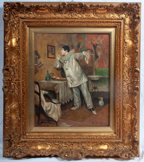 JEAN PHILIP MORENO Pierrot wewnątrz pokoju, Jean Philip Moreno Pierrot Wewnątrz Pokoju