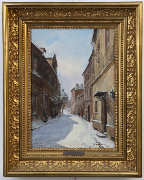 "Uliczka staromiejska, ok. 1940 r.", Jan Rawicz