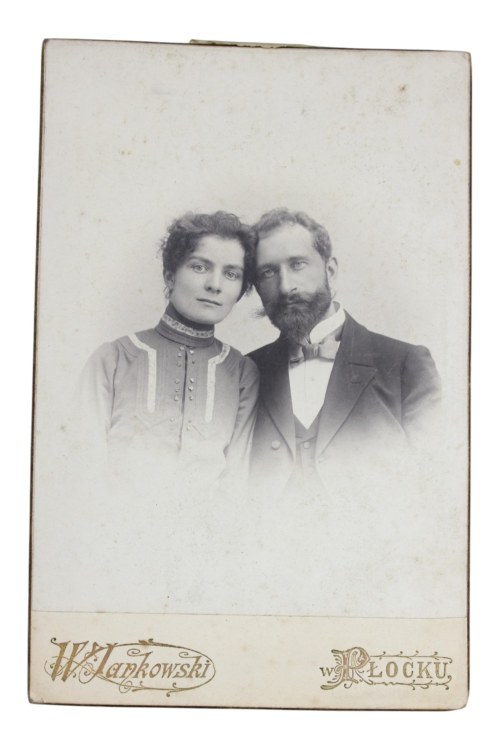 Płock - Portret małżeński / pary, ok. 1900 r., Atelier Władysław Jankowski