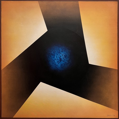 Praca z cyklu "Black Holes" , 1977, Witold-K.