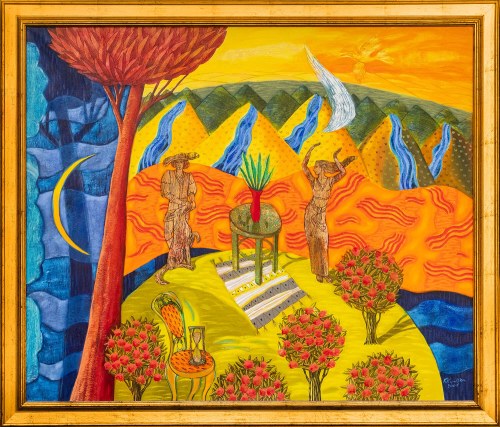 Ogród Różany z klepsydrą, 2001, Katarzyna Kopańska-Błaszczyk