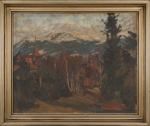 "Podgórskie miasteczko", Alfred Nickisch